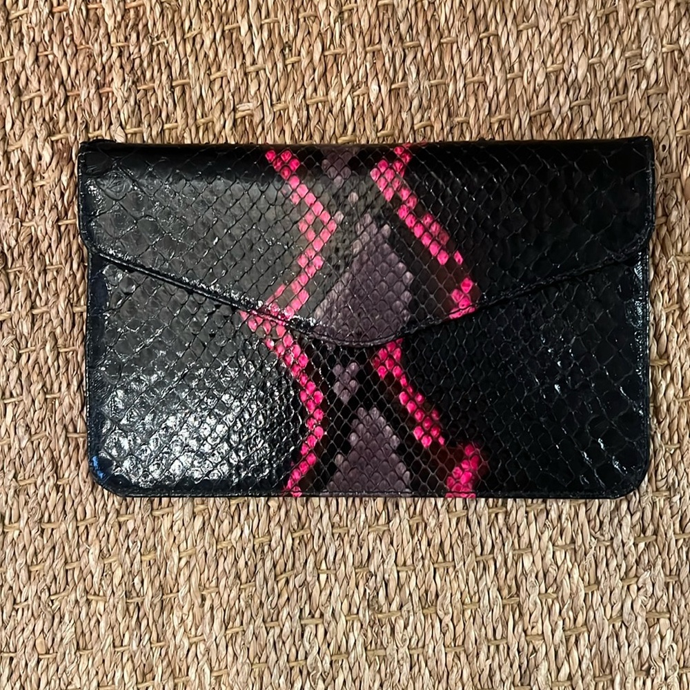 Camille ZARSKY python clutch